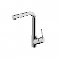 Смеситель для кухни Bravat AFFABILITY F7172217CP-3 с вытяжным изливом