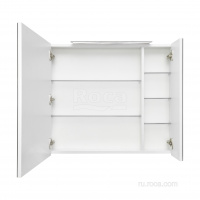 Зеркальный шкаф Roca Oleta 80 белый глянец A857647806