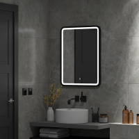 Зеркало Континент Enjoy Black Led 600х800