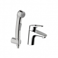Смеситель для раковины Bravat DROP-D F148162C-1 с гигиеническим душем