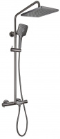 Душевая система KAISER Serio 05382-15 с термостатом Gun metal