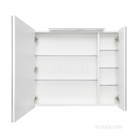 Зеркальный шкаф Roca Oleta 80 белый матовый A857647501