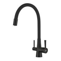 Смеситель для кухни с подключением к фильтру с питьевой водой Lemark Comfort LM3075BL