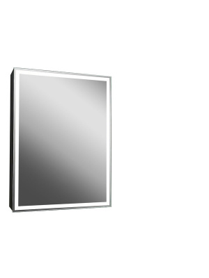 Зеркало-шкаф Континент Mirror Box Black Led 600х800