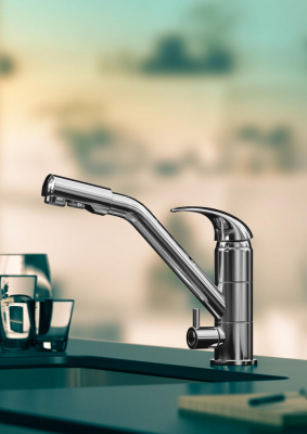 Смеситель для кухни Paulmark Hessen He213017-CR хром