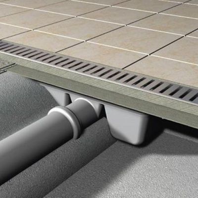 Решетка для желоба Alcaplast LINE 1050 матовая