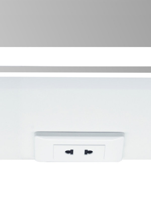Зеркало-шкаф Континент Tokio Led 900х600 с розеткой, с бесконтактным сенсором