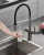 Смеситель для кухни с подключением фильтра для воды Rose R358T оружейная сталь