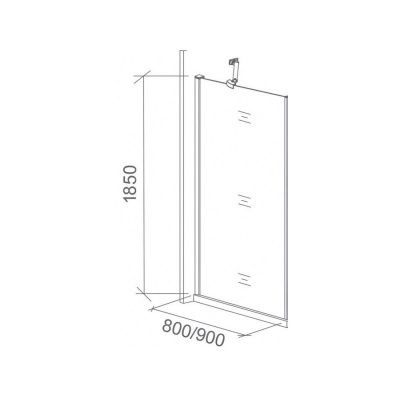 Боковая панель GOOD DOOR PANDORA SP-80-T-CH
