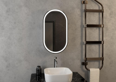 Зеркало-шкаф Континент Elmage White LED 450х800