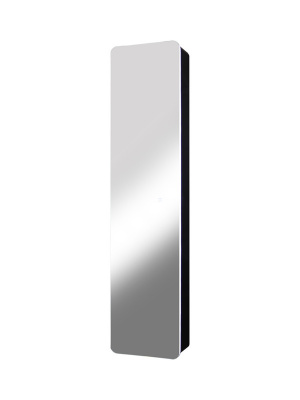 Зеркало-пенал  Континент Eltoro Black LED 360х1560