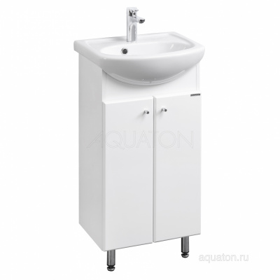 Тумба под раковину Aquaton Мира Н 45 белый 1A104401MR010