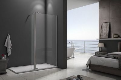 Перегородка для душа GOOD DOOR WALK IN SP2-90-C-CH