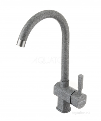 Смеситель для кухни Aquaton Лиам серый 1AX003FCXX230