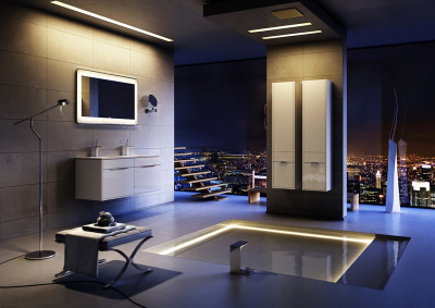 Зеркало с подсветкой Aqwella 5 Stars Malaga 120
