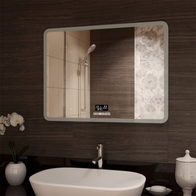 Зеркало Континент Demure Led 800x600 с многофункциональной панелью