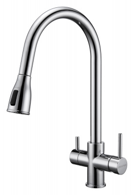 Смеситель для кухни Paulmark Lange La214212-CR хром