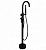 Смеситель для ванны KAISER Merkur 26282-2 Matt Black напольный