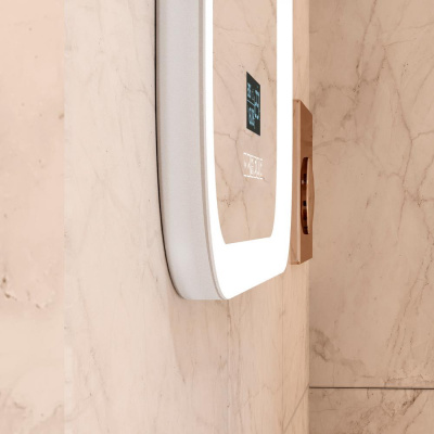 Зеркало Континент Glamour Led 700х900 с музыкальным блоком, подогревом