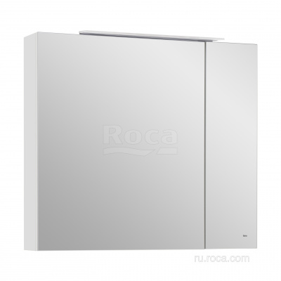 Зеркальный шкаф Roca Oleta 80 белый матовый A857647501