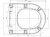 Крышка-сиденье Roca The Gap Round Soft Close тонкая 801D12007