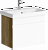 Тумба с раковиной Aqwella Smart 60 дуб балтийский