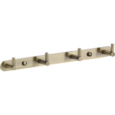 Планка с крючками (4 крючка) Savol S-007214C бронза