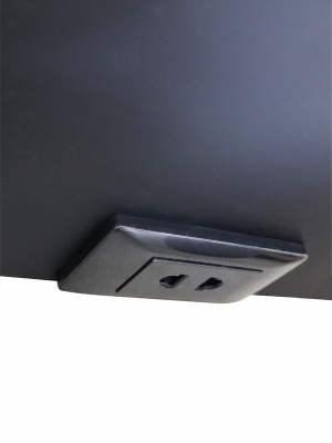 Зеркало-шкаф Континент Mirror Box Black Led 1000х800