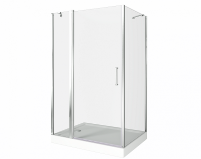 Душевой уголок GOOD DOOR PANDORA WTW+SP-130х80-С-CH