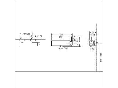 Смеситель Bravat ARC F96061C-01-ENG для душа