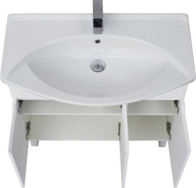 Тумба с раковиной Sanstar Bianco 85