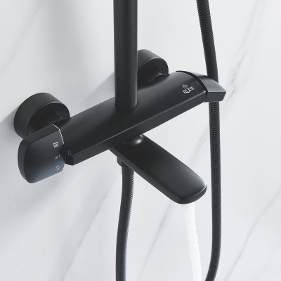 Душевая система Rose R3936H черный