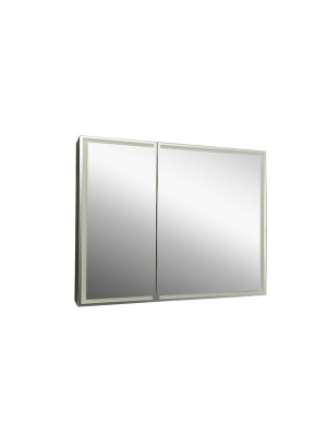 Зеркало-шкаф Континент Mirror Box Black Led 1000х800