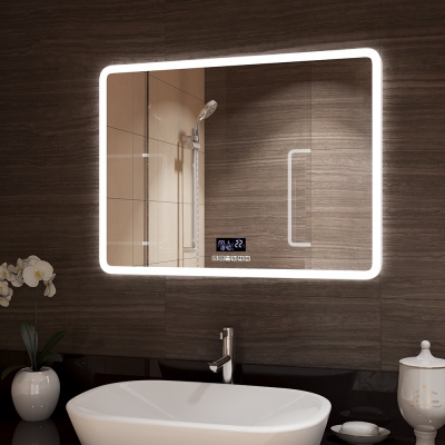 Зеркало Континент Demure Led 800x600 с многофункциональной панелью