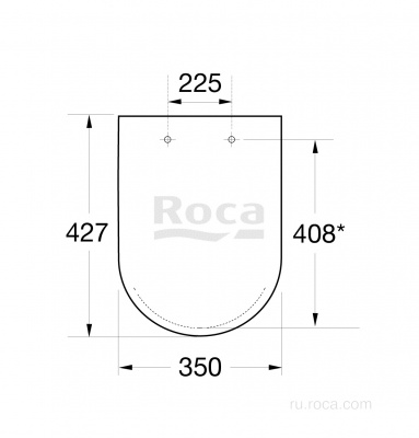 Крышка-сиденье Roca The Gap Soft Close 801732004