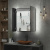 Зеркало-шкаф Континент Eltoro Black LED 760х850