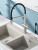 Смеситель для кухни с подключением фильтра для воды Rose R458L сатин