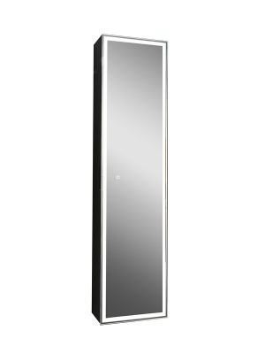 Зеркало-пенал Континент Mirror Box Black Led 400х1600