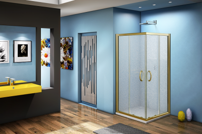 Душевой уголок GOOD DOOR JAZZ CR-80-B-BR
