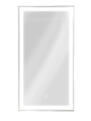 Зеркало-шкаф Континент Mirror Box Black Led 350х650 правый