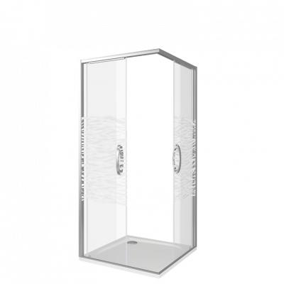 Душевой уголок GOOD DOOR ANTARES CR-100-W-CH