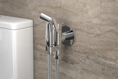 Смеситель Bravat ELER D9137CP-RUS с гигиеническим душем