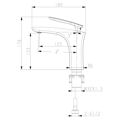 Смеситель для раковины Lemark Bellario LM6806C