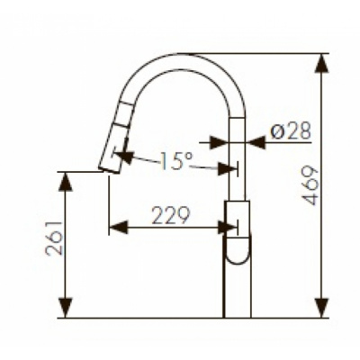 Смеситель для кухни KAISER Linear 59044