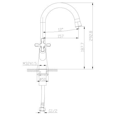 Смеситель для раковины Lemark Duetto LM5706C