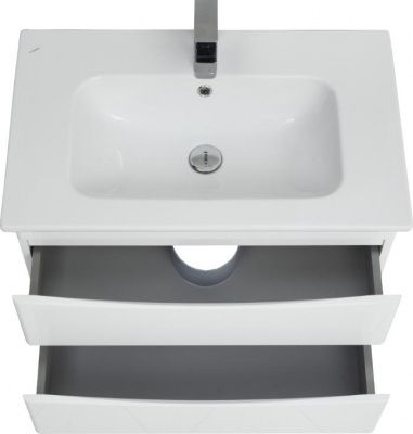 Тумба с раковиной Sanstar Smile 80 подвесная