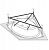 Каркас к ванне VAGNERPLAST Iris 143x143