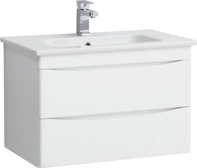 Тумба с раковиной Sanstar Smile 80 подвесная