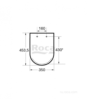 Крышка-сиденье Roca The Gap Soft Close 801472004