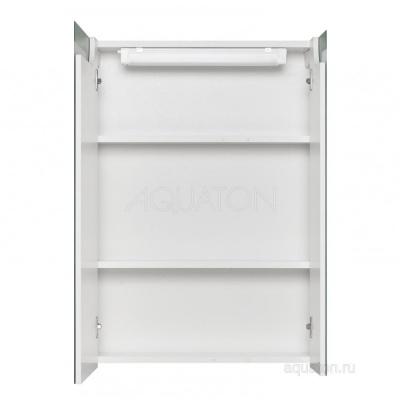 Зеркальный шкаф Aquaton Верди PRO 60 белый, ясень фабрик 1A206902VDAV0